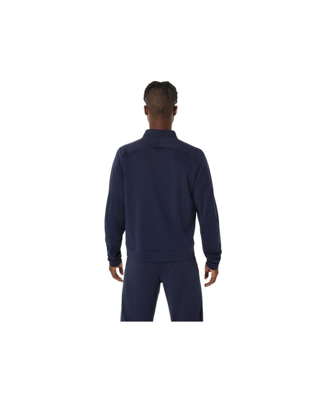 Asics Court Warm-Up Jacket in het Blue voor heren