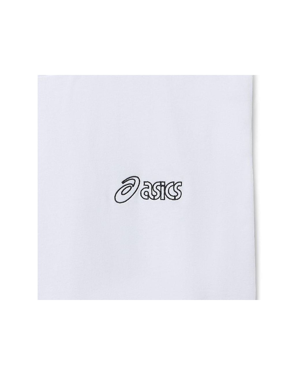 Asics White Sps Logo Short Sleeve Tee for men