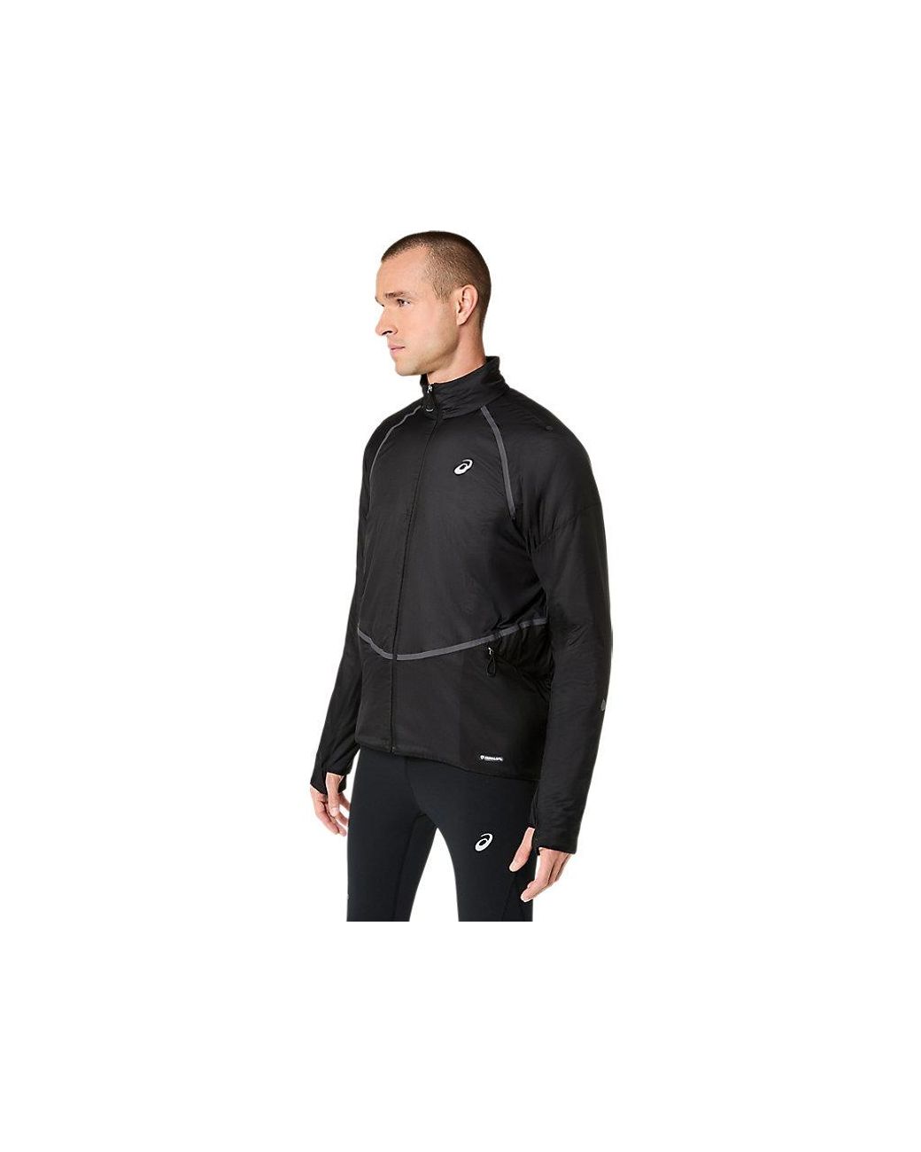 Asics Black Road Winter Jacket for men