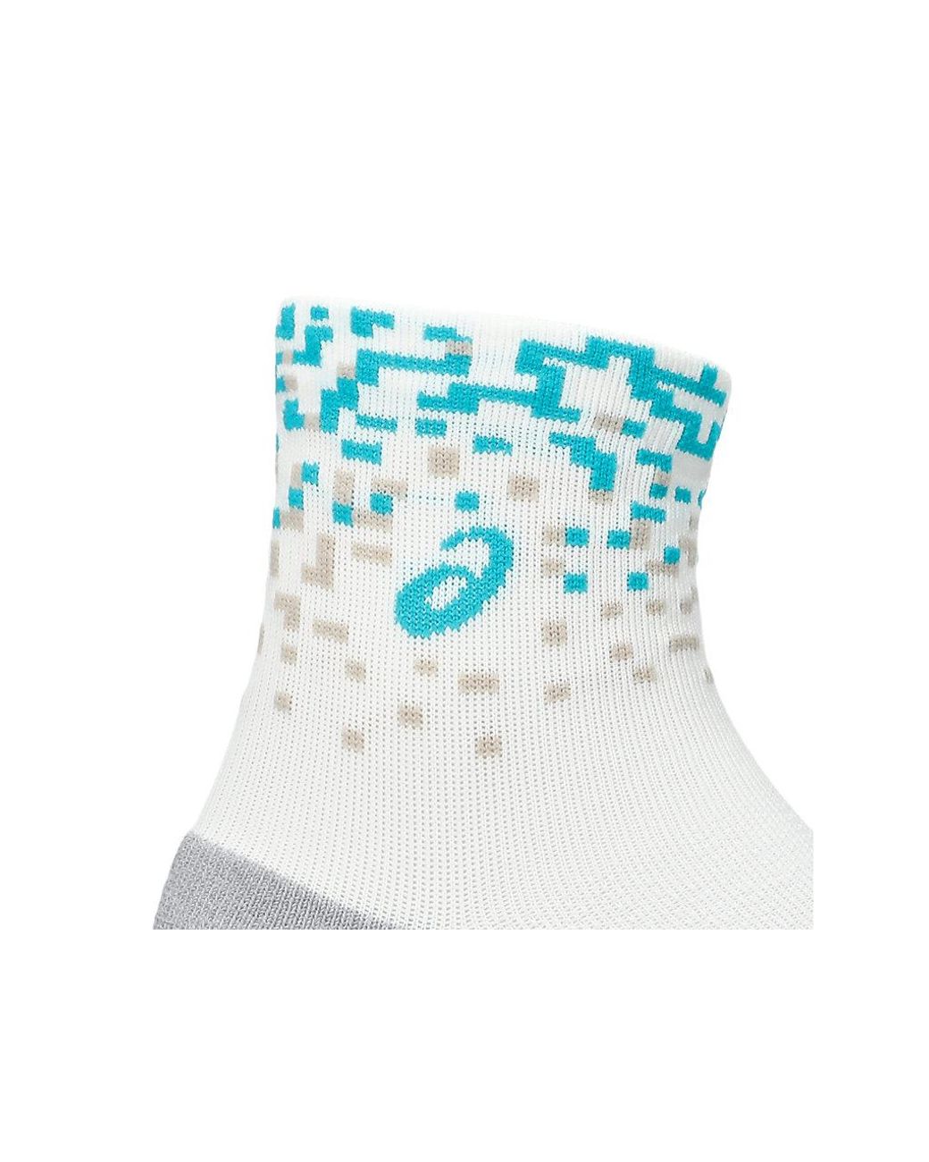 Asics Performance Run Quarter Sock in het White voor heren
