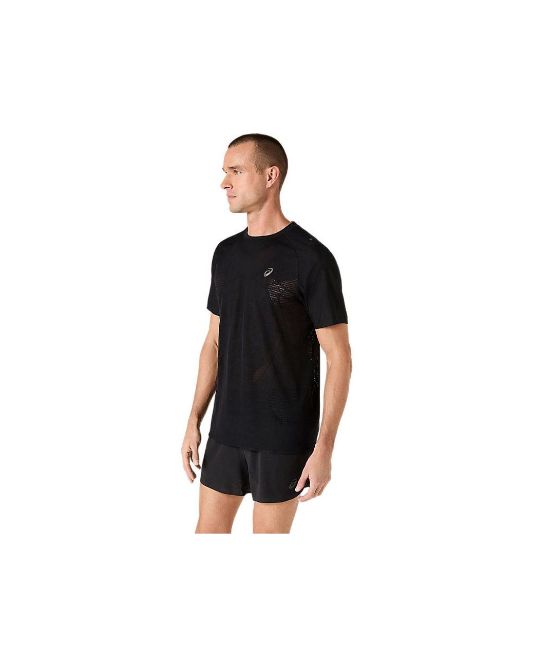 Asics Black Metarun Ss Top for men