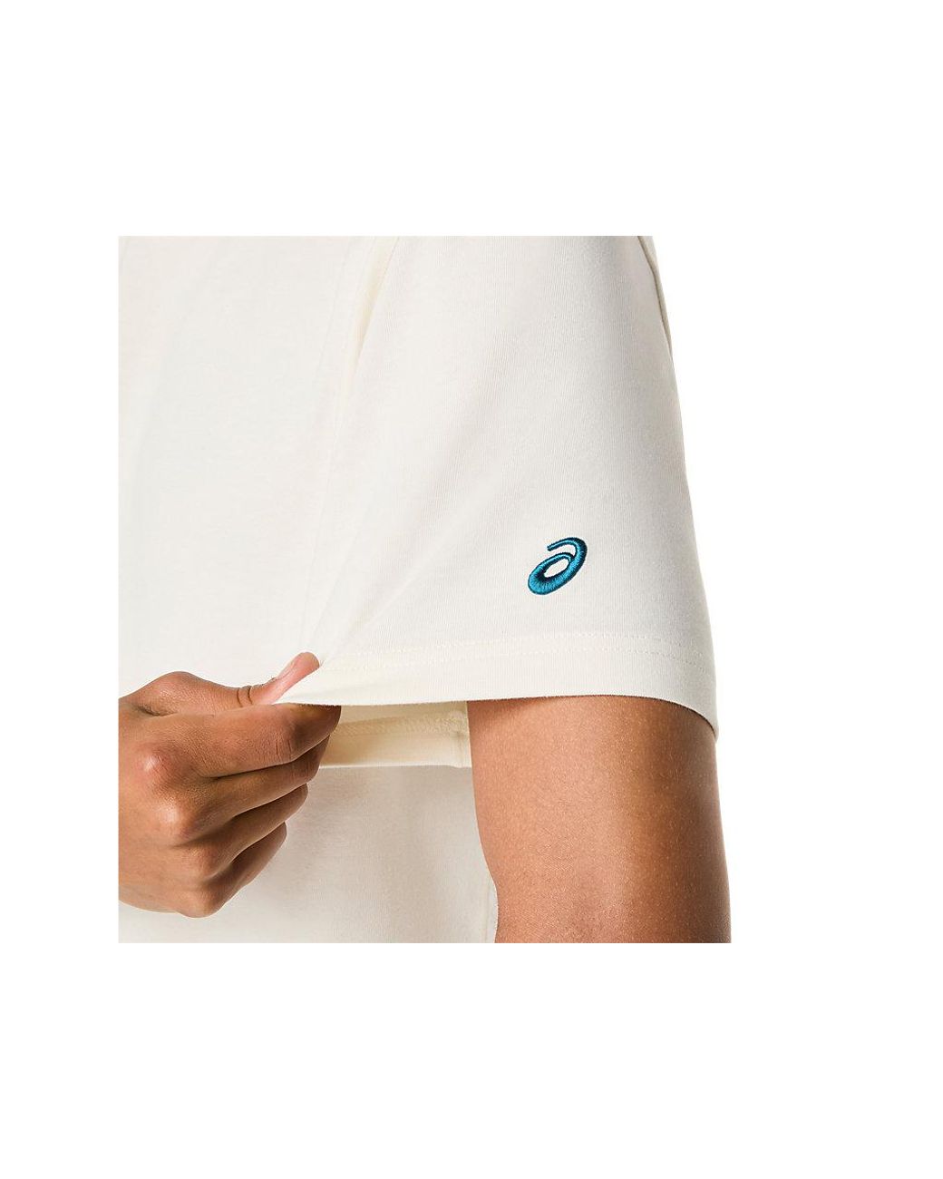 Asics Blue Heritage Heavy Cotton Graphic Tee for men