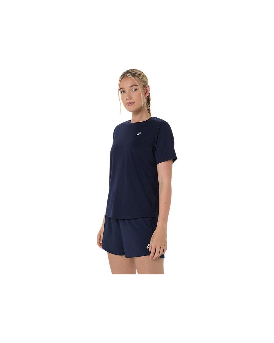 Asics Blue Core Ss Top