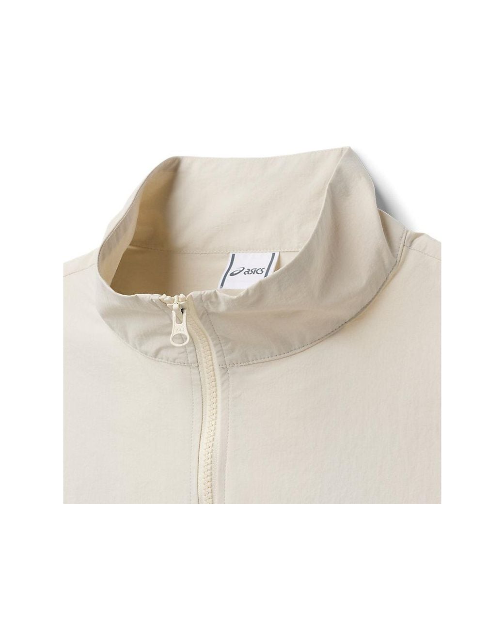 Asics White Classic Woven Track Jacket for men