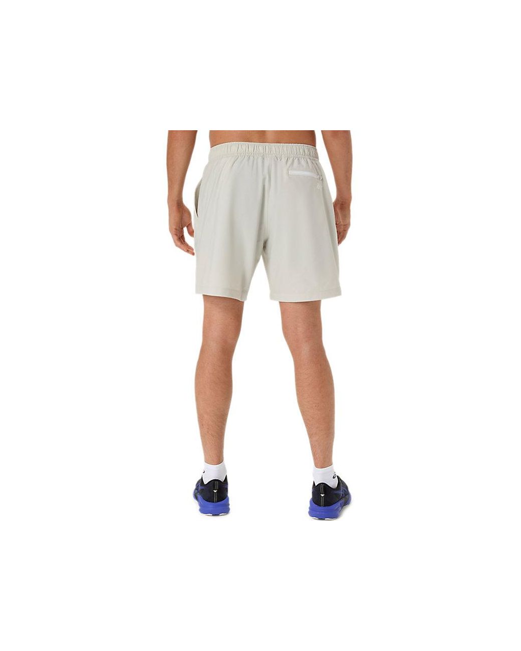 Asics Black Heritage Double Weave 7in Short for men