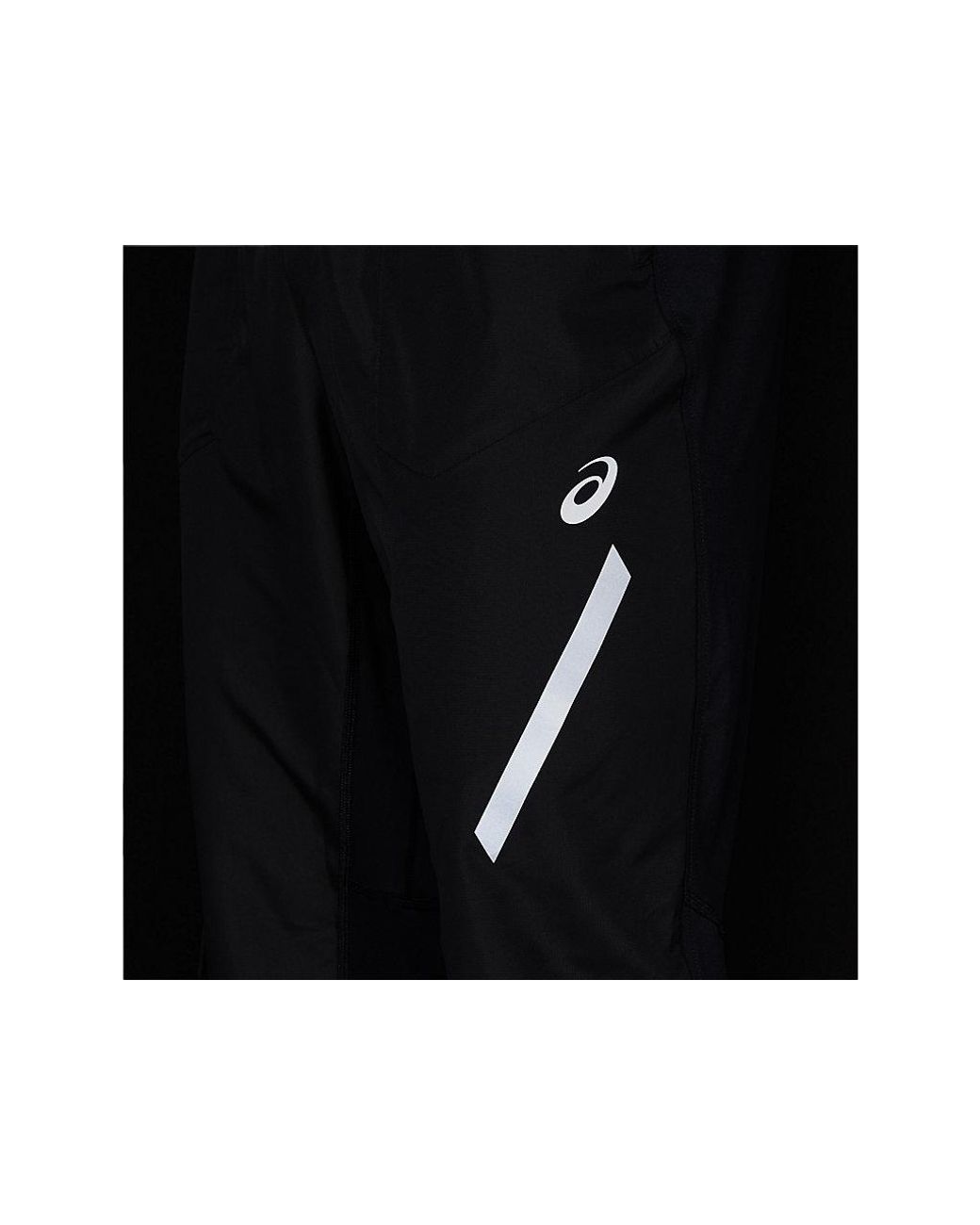 Asics Lite-Show Pant in het Black voor heren