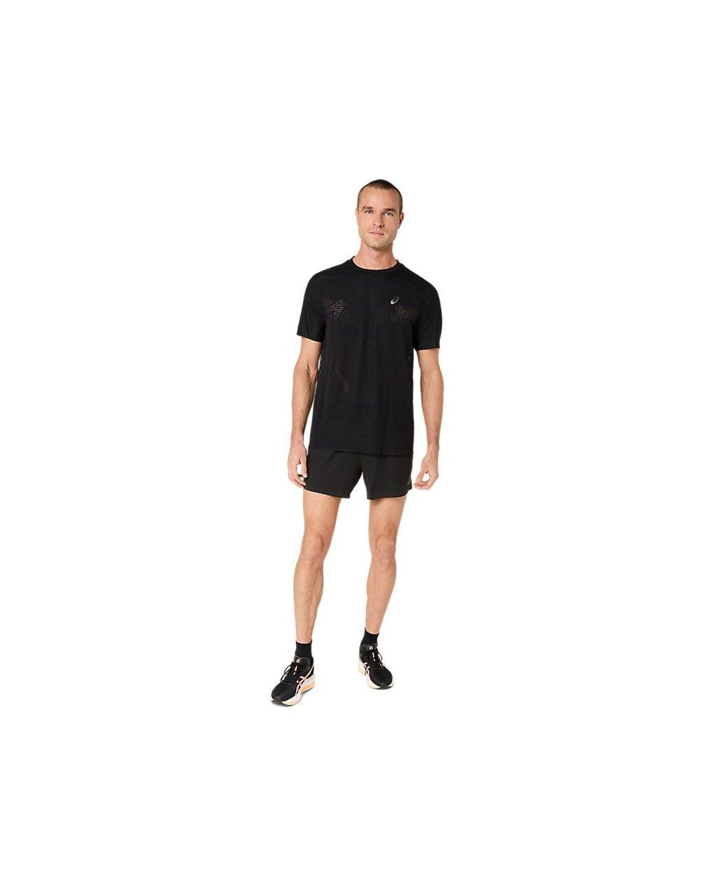 Asics Black Metarun Ss Top for men
