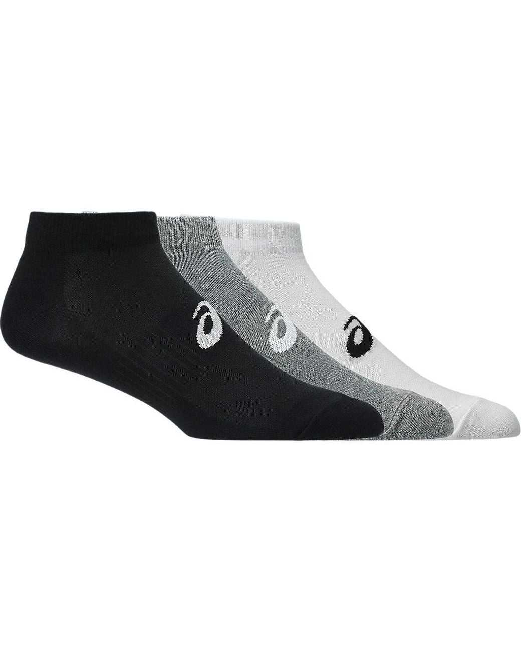 Asics Black Aeg 3 Pack Ankle Sock for men