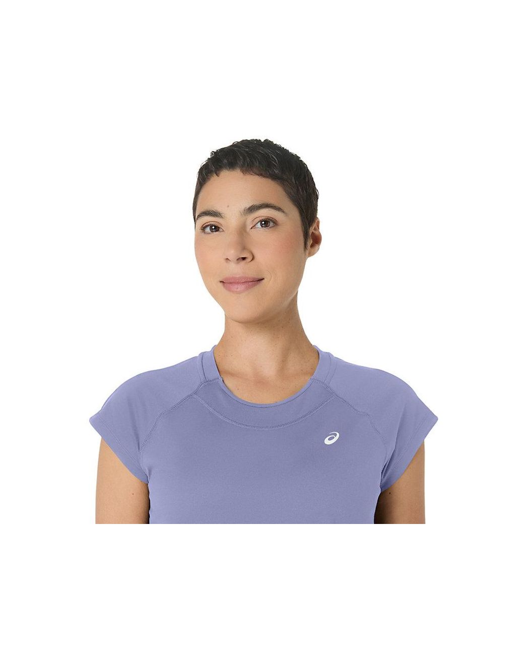 Asics Blue Sport Capsleeve Top