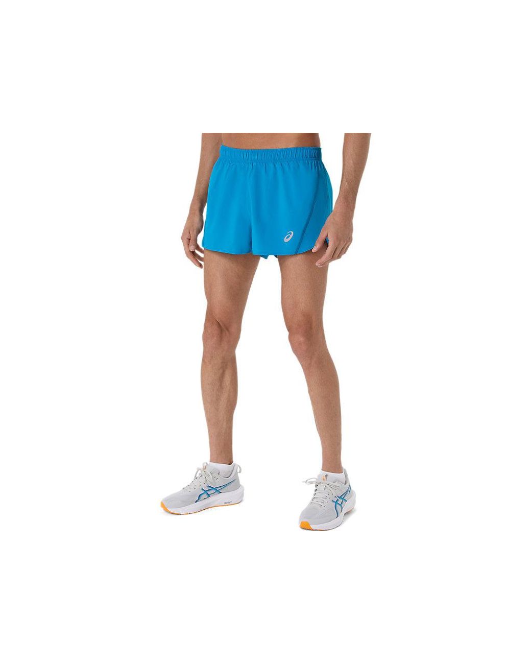 Asics Core Split Short in het Blue voor heren