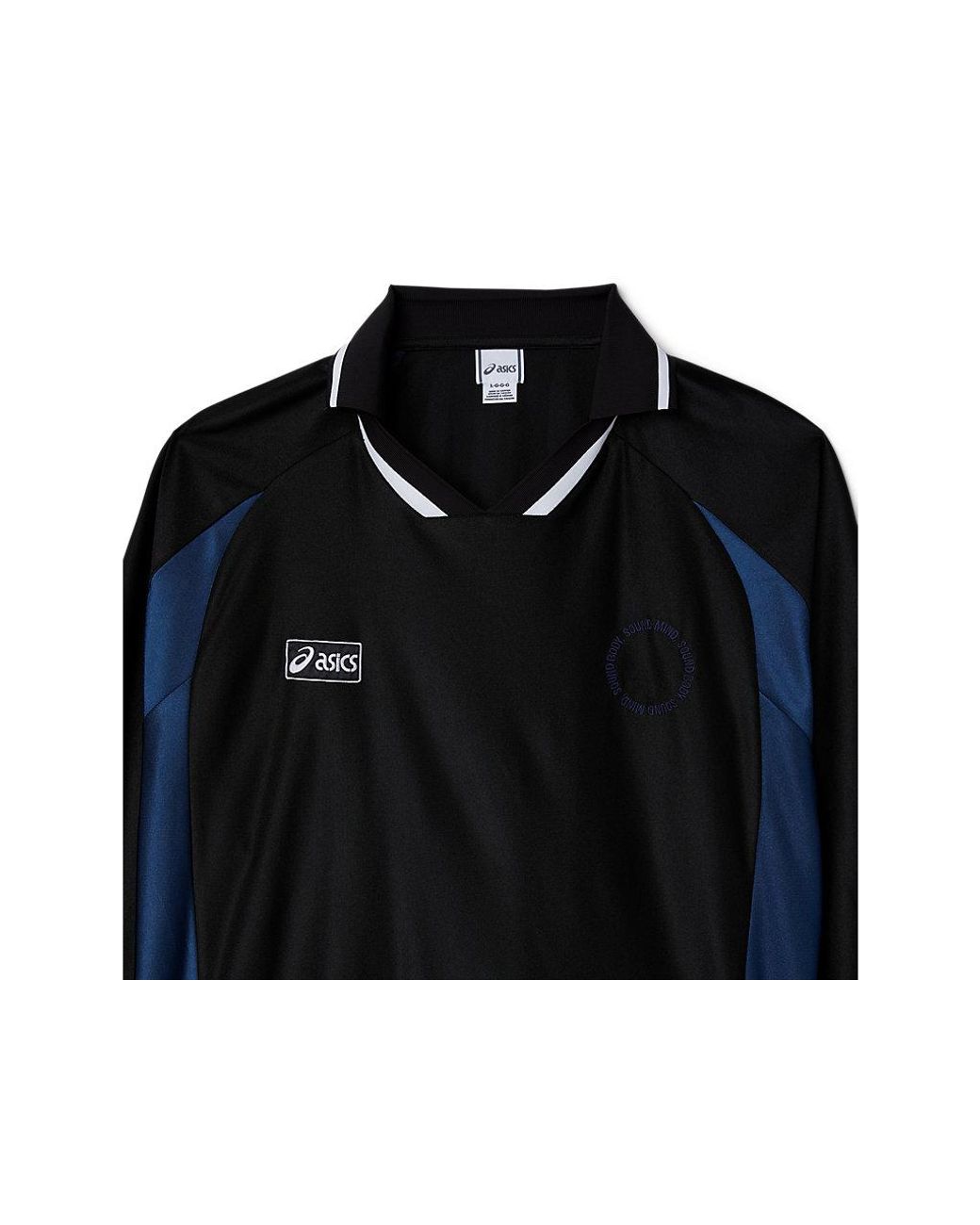Asics Black Sps Game Shirt Long Sleeve for men