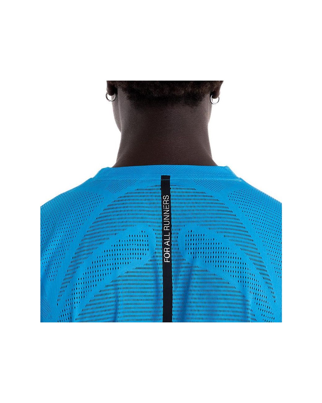Asics Red Metarun Fade Ss Top for men