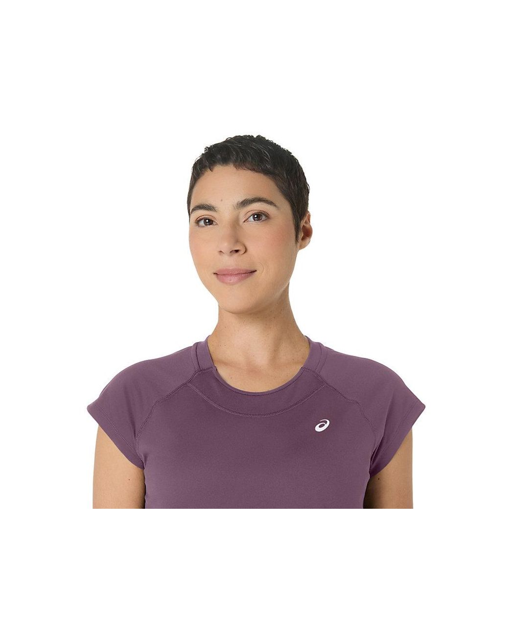 Asics Black Sport Capsleeve Top