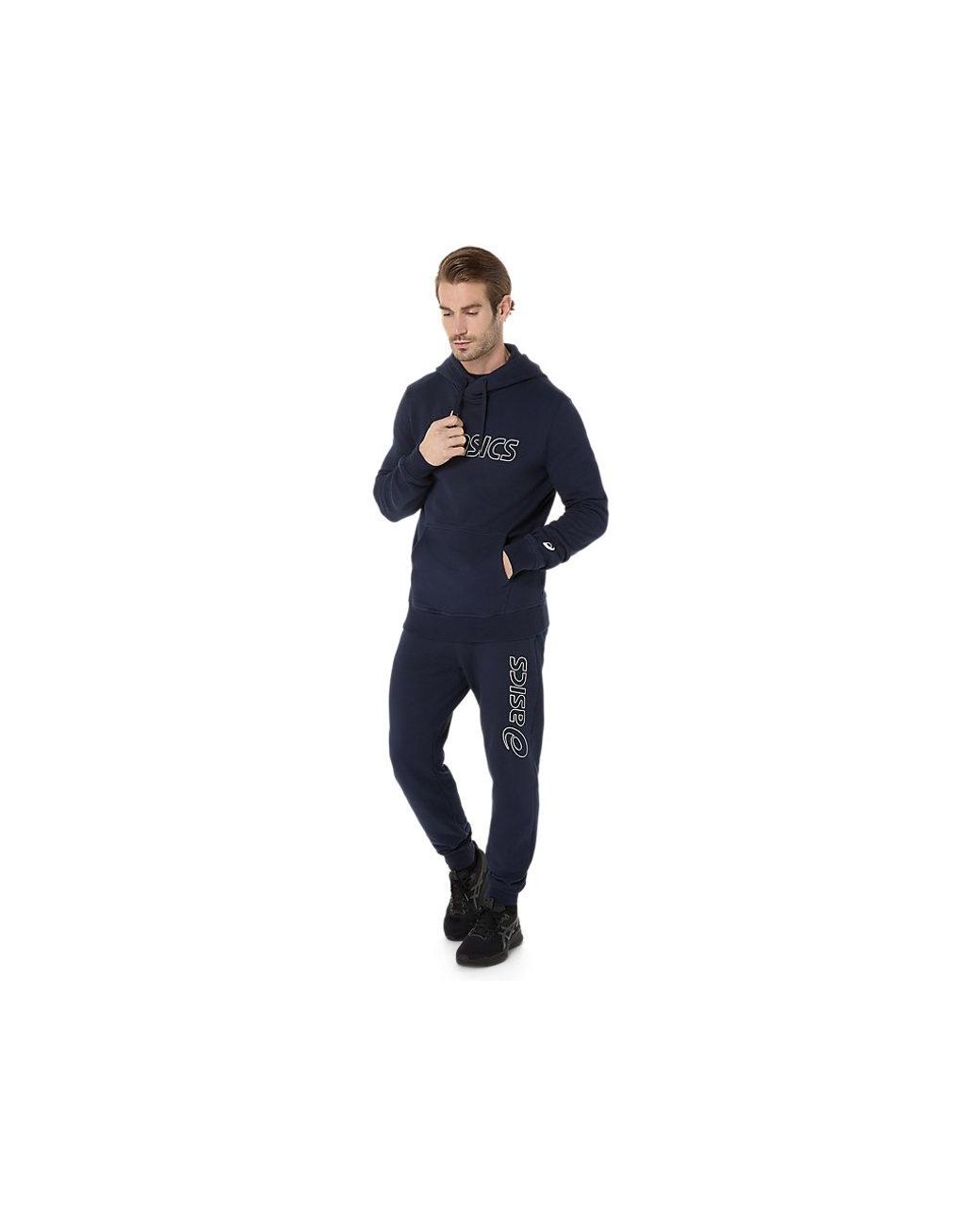 LOGO OTH HOODIE Asics de hombre de color Blue