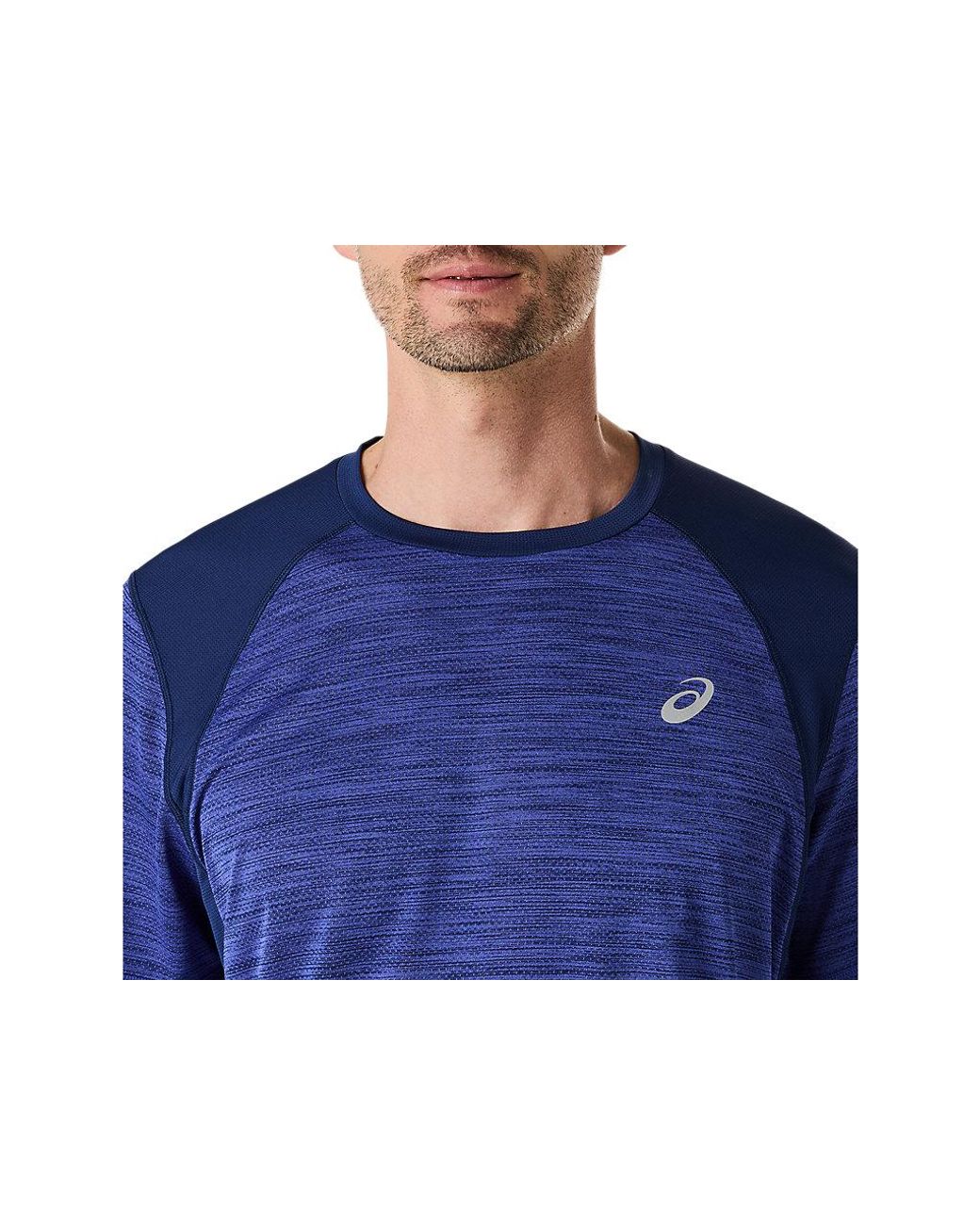Asics Road Ss Top in het Blue voor heren