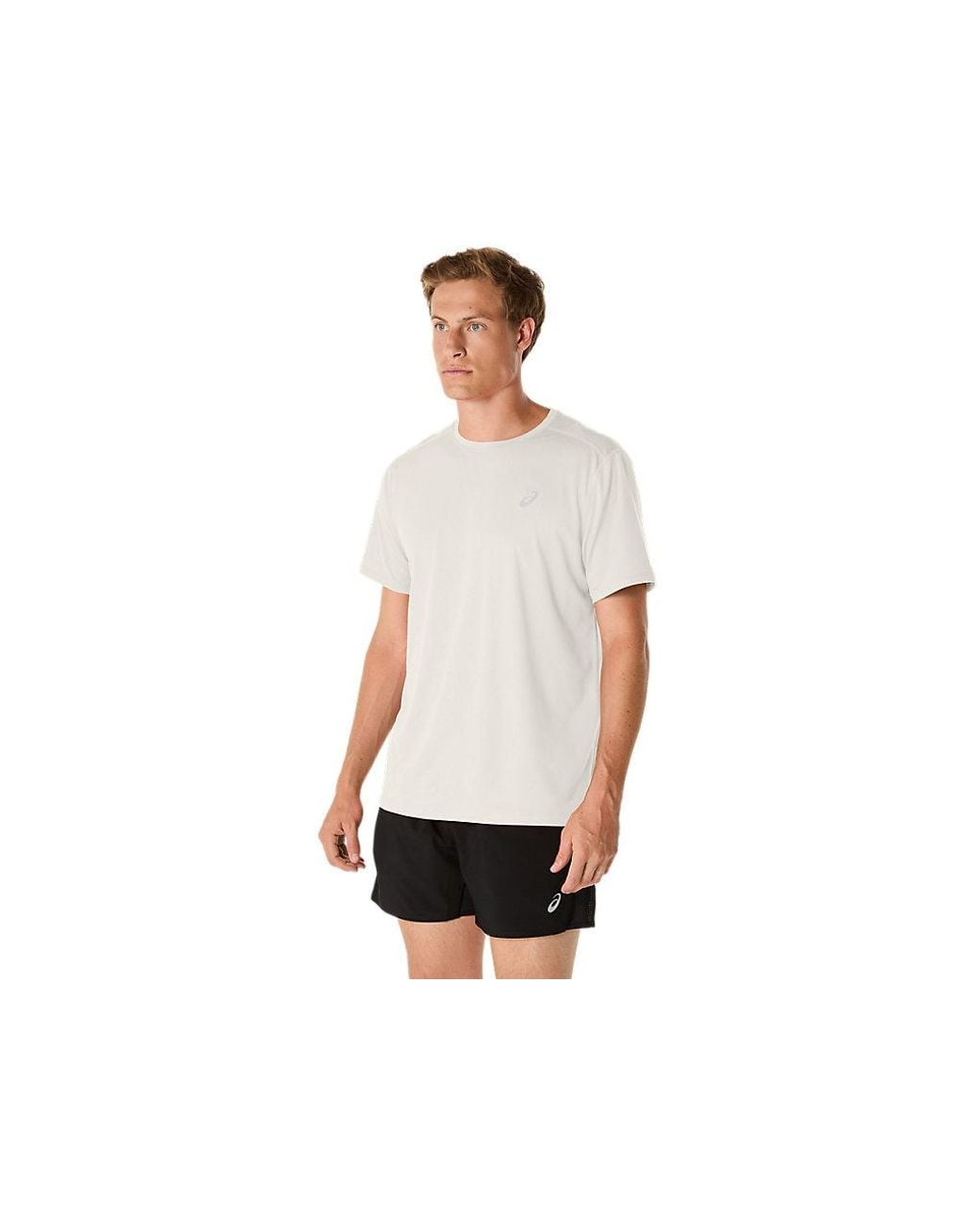Asics Black Core Ss Top for men