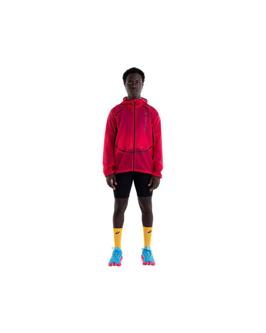 Asics Red Metarun Lightweight Jacket for men