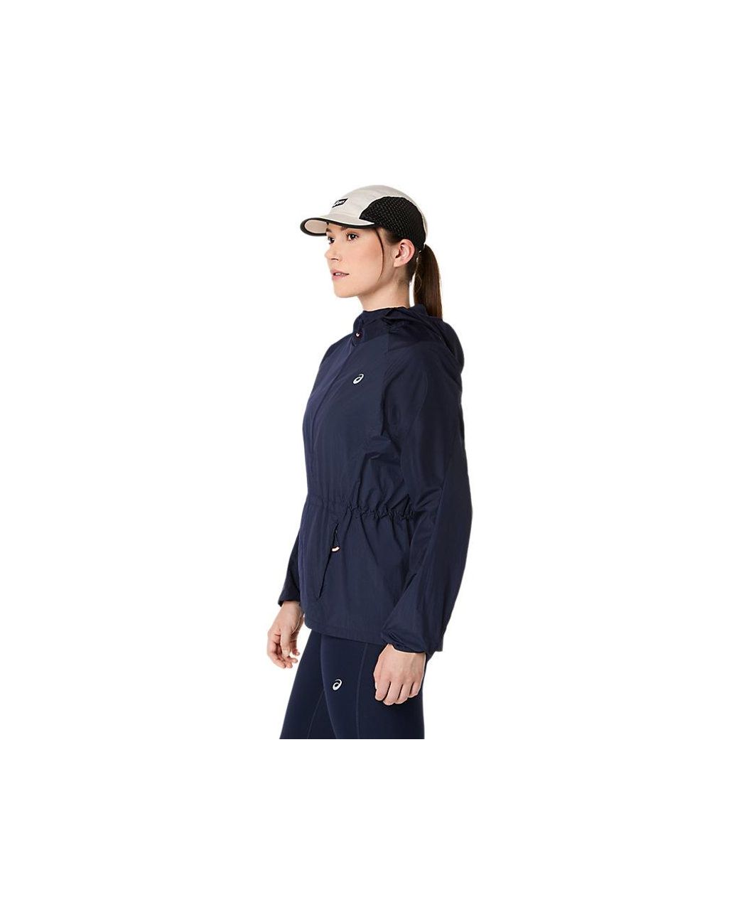 Asics Road Packable Jacket in het Blue