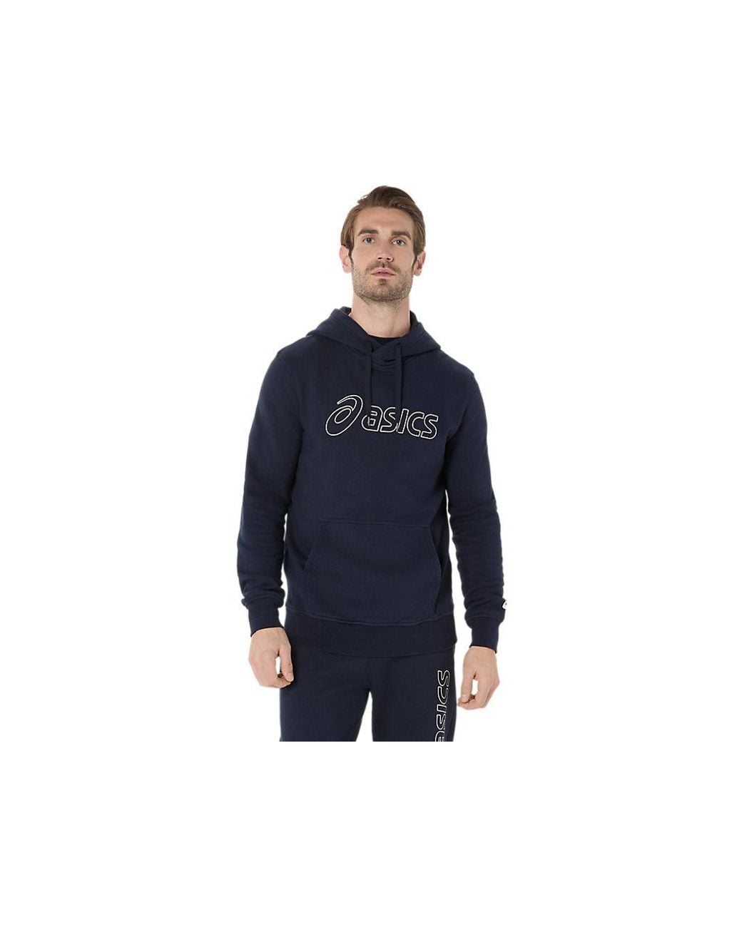 LOGO OTH HOODIE Asics de hombre de color Blue