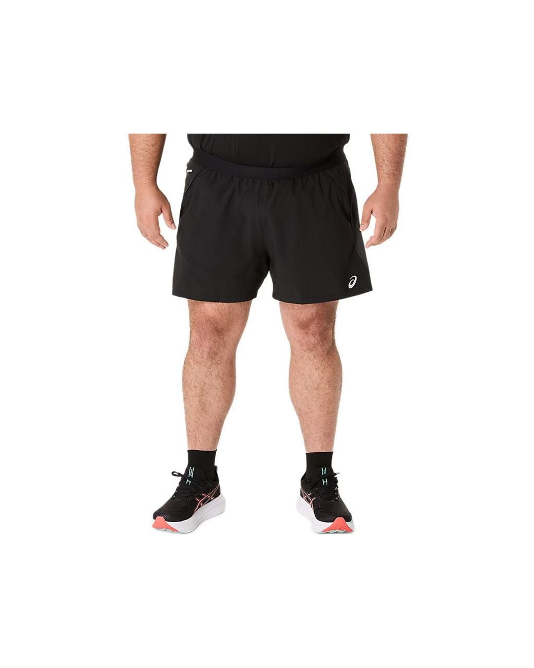 Asics Black Road 5In Short for men
