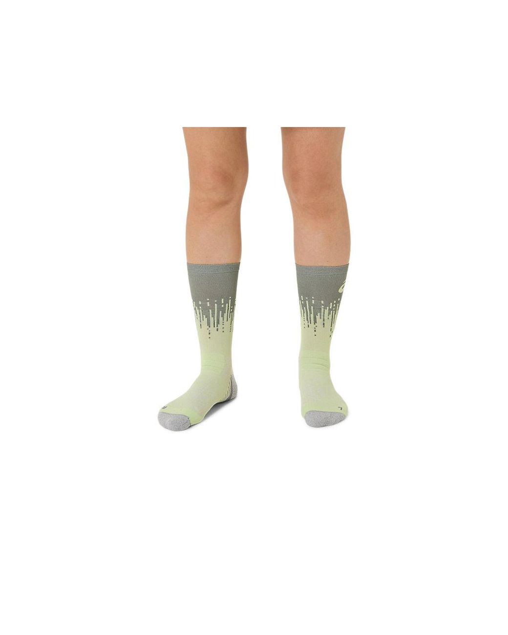 Asics Green Performance Run Sock Crew for men