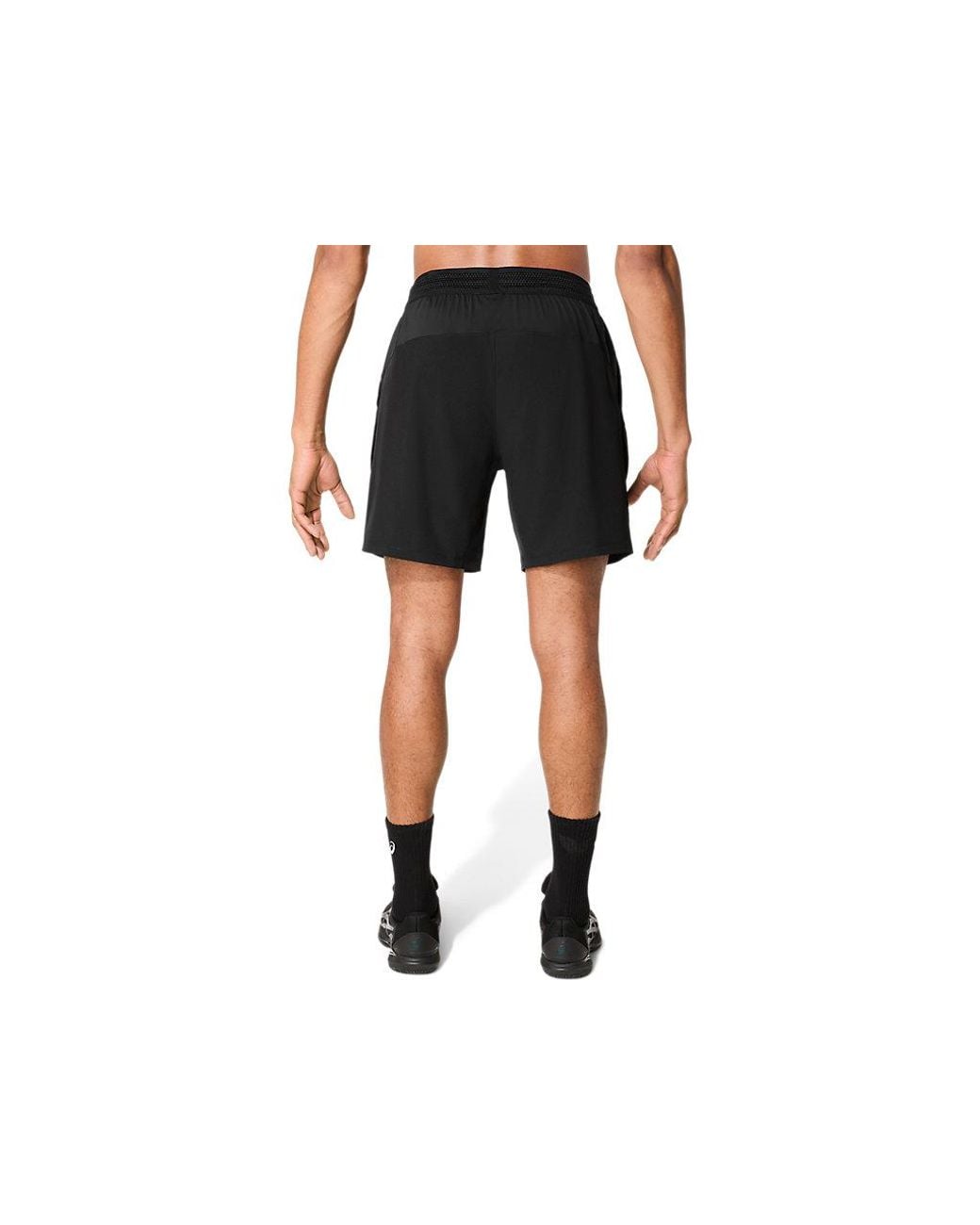 Asics Black Match 7in Short for men