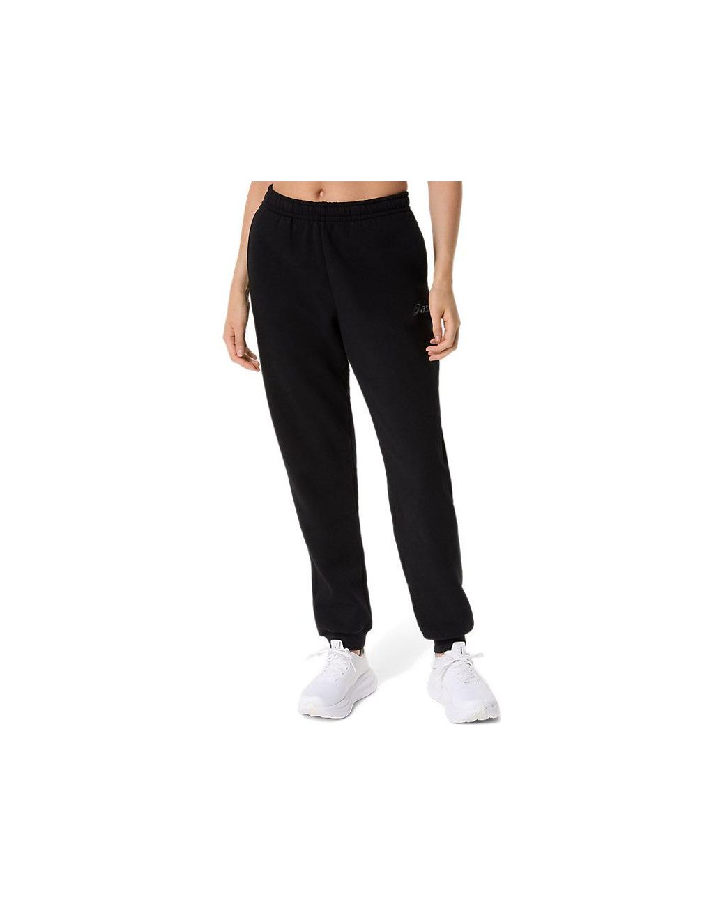 Asics Black Logo Fleece Pant