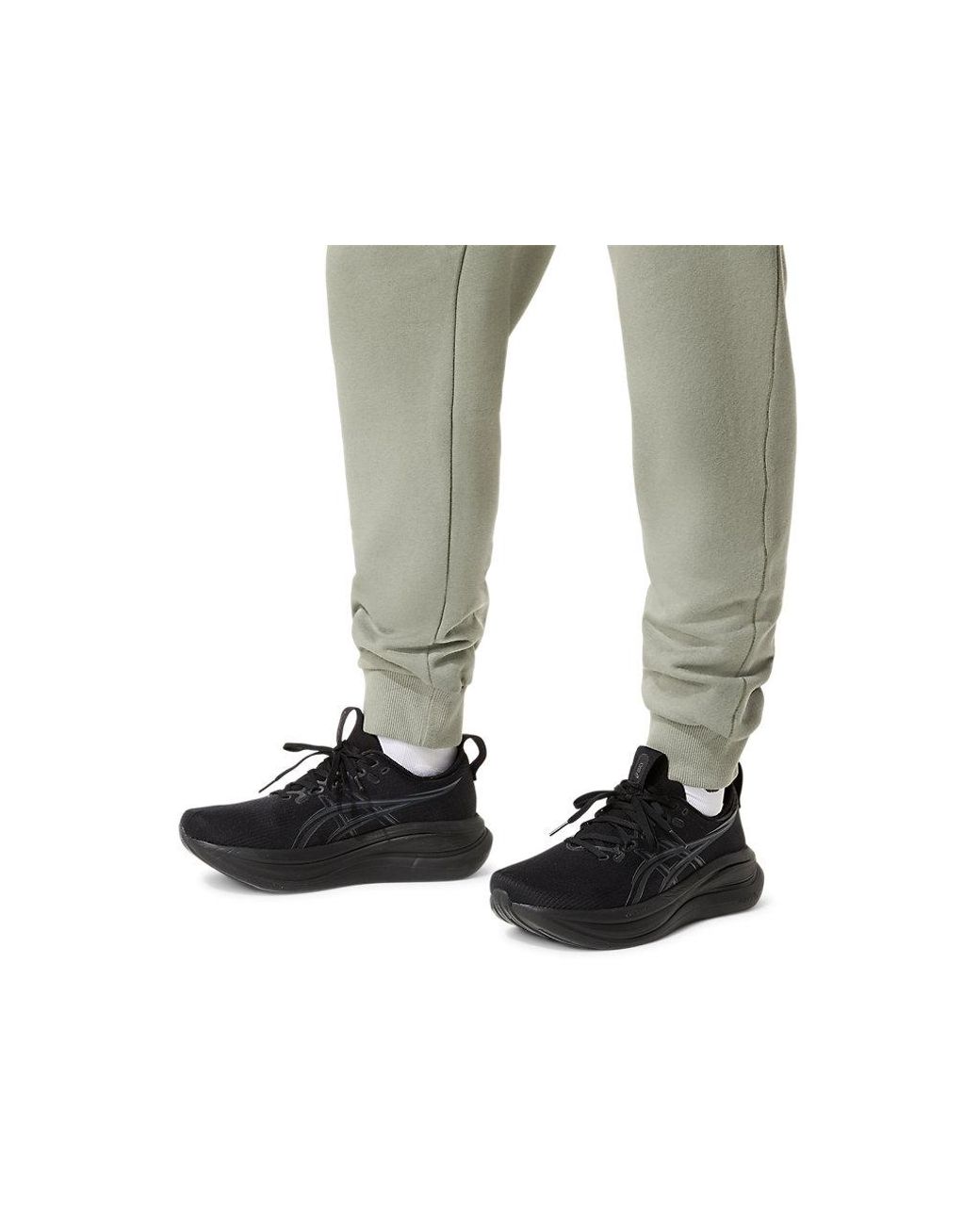 Asics Black Logo Fleece Pant for men