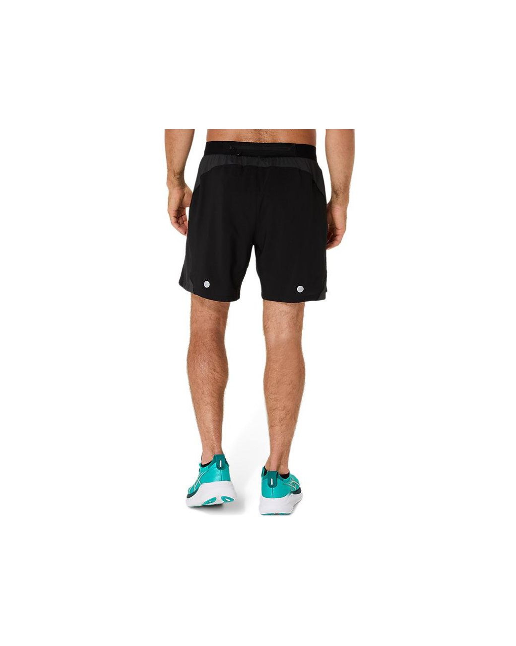 Asics Black Road 7in Short for men