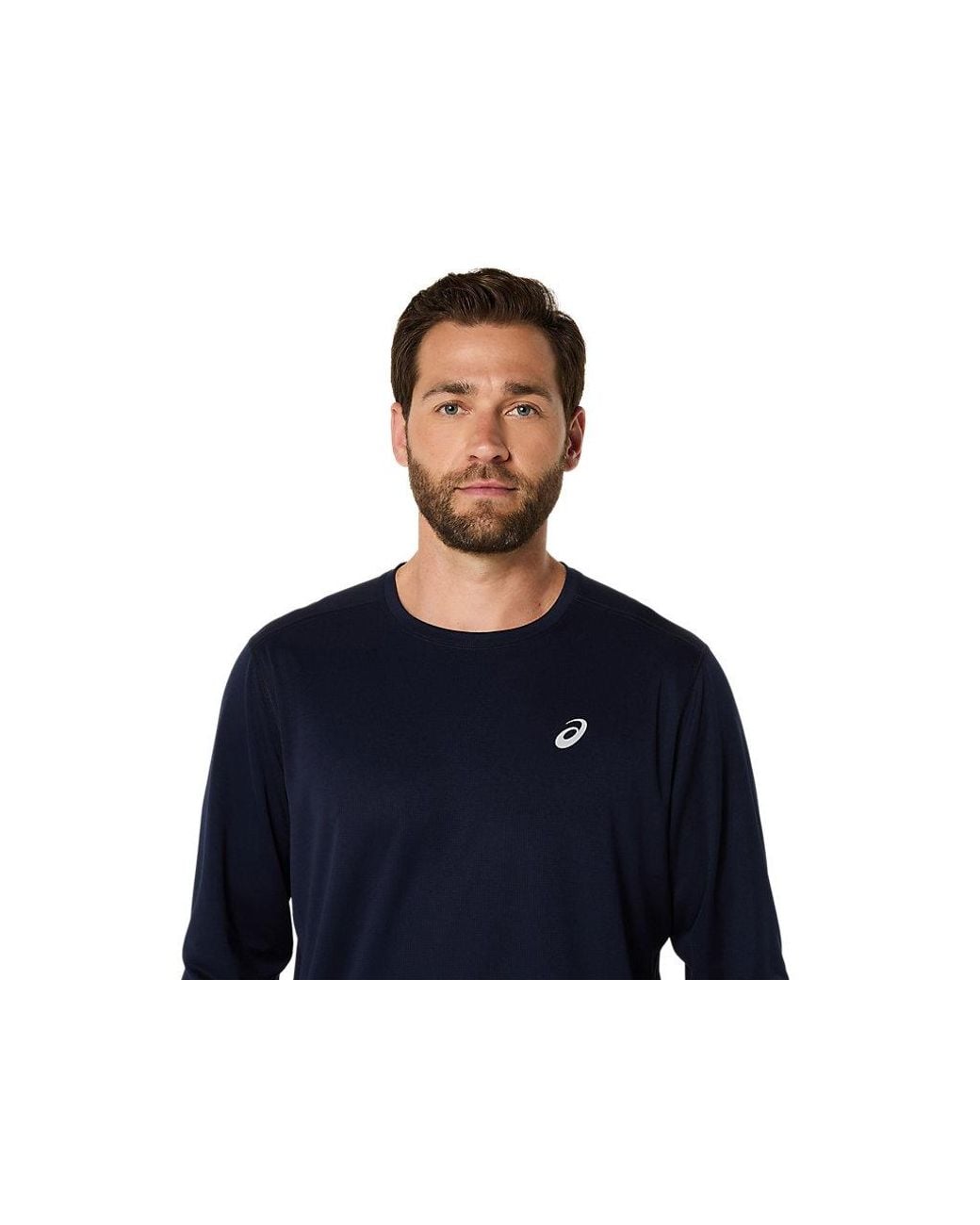 Asics Blue Core Ls Top for men