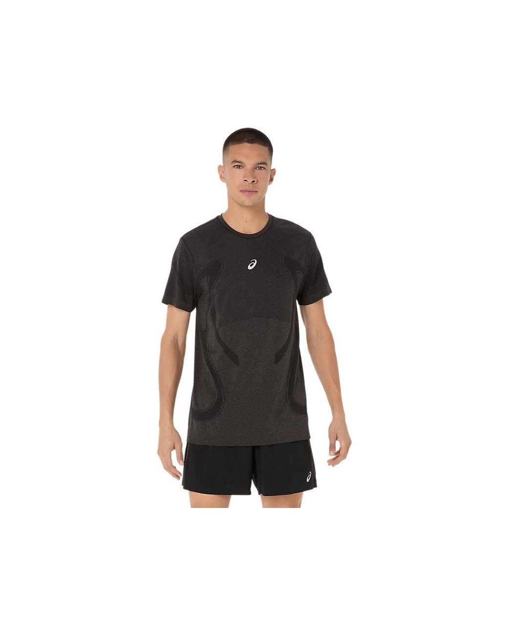 Asics Black Road Seamless Ss Top for men