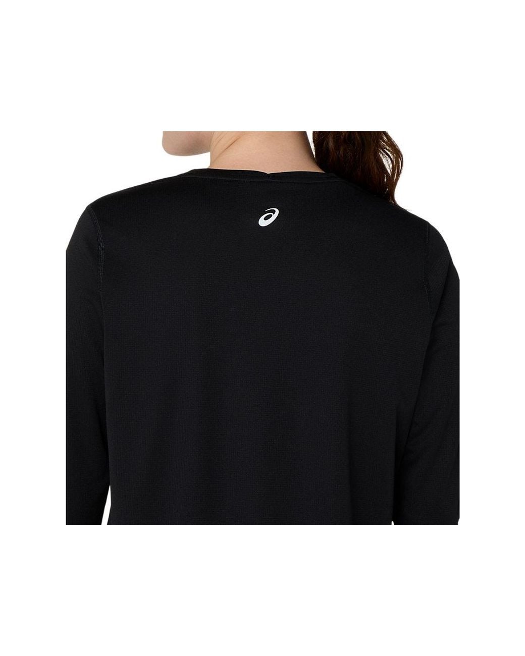 Asics Black Fujitrail Logo Ls Top