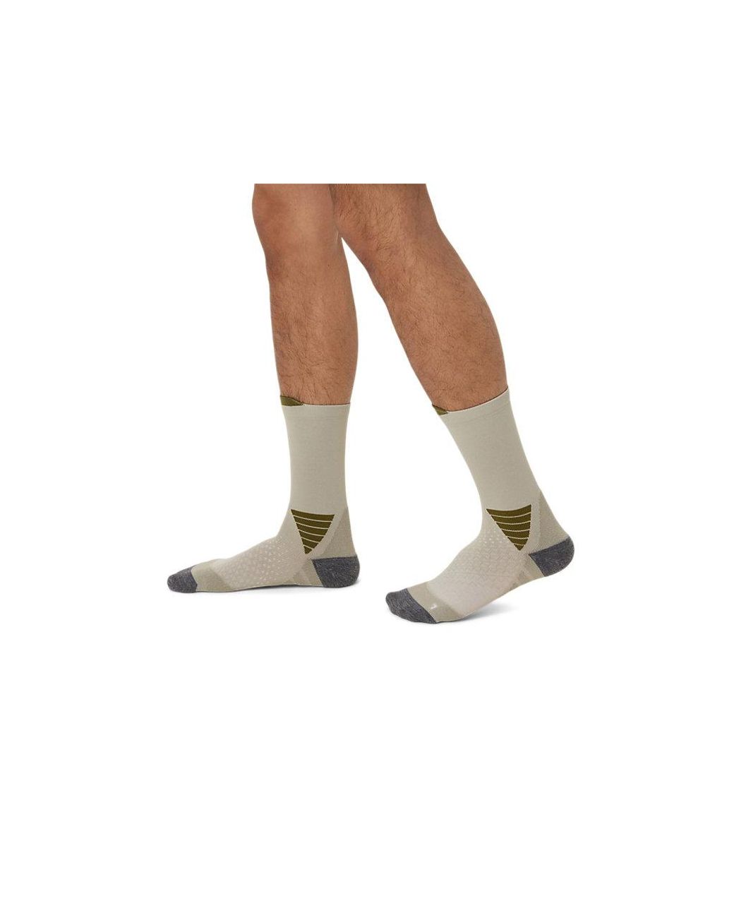 Asics Black Fujitrail Crew Sock for men