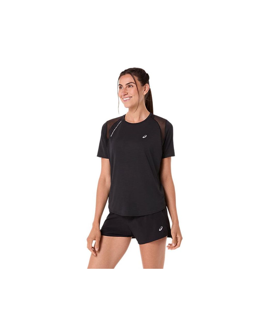 Asics Road Ss Top in het Black