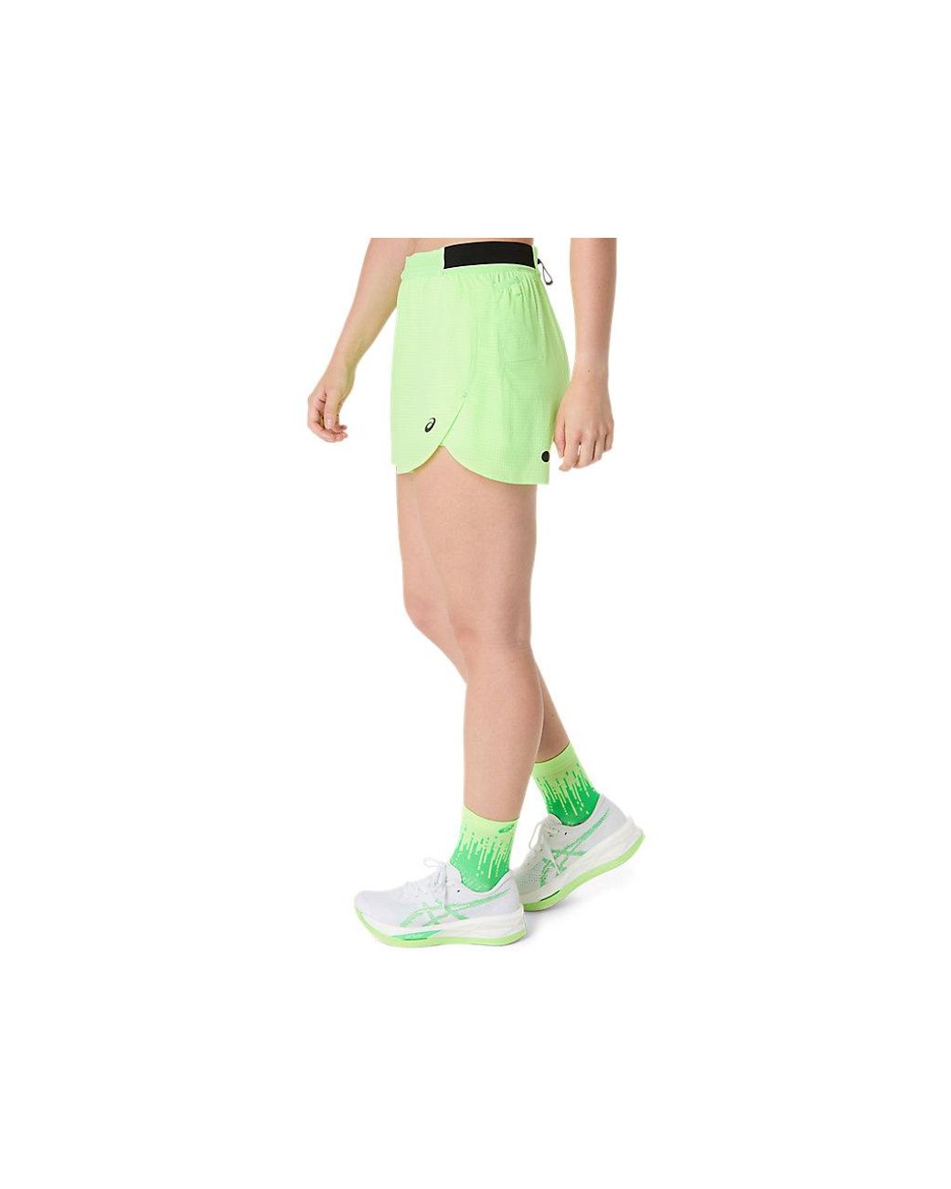 Asics Green Limited Series Metarun Split Shorts