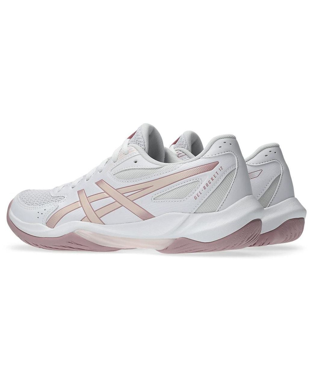 Asics White Gel-Rocket 12