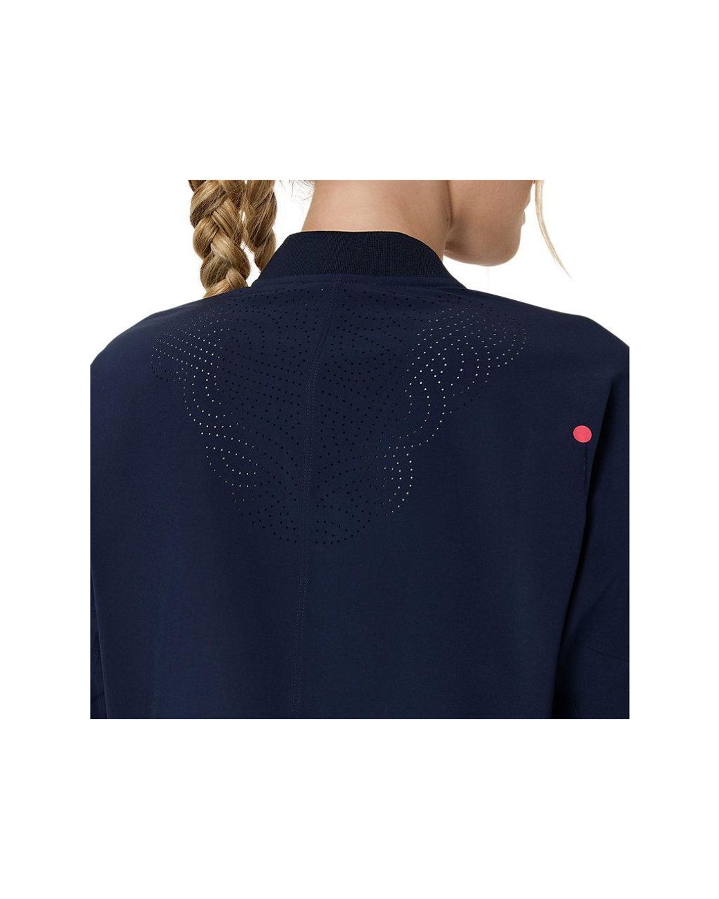 Asics Blue Match Jacket