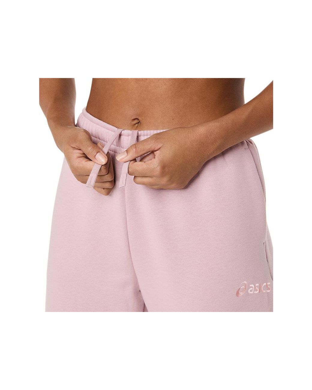 Asics Black Logo Fleece Pant