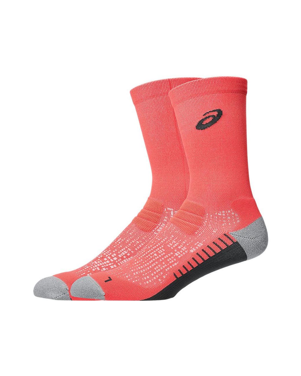 Asics Red Performance Run Crew Sock for men