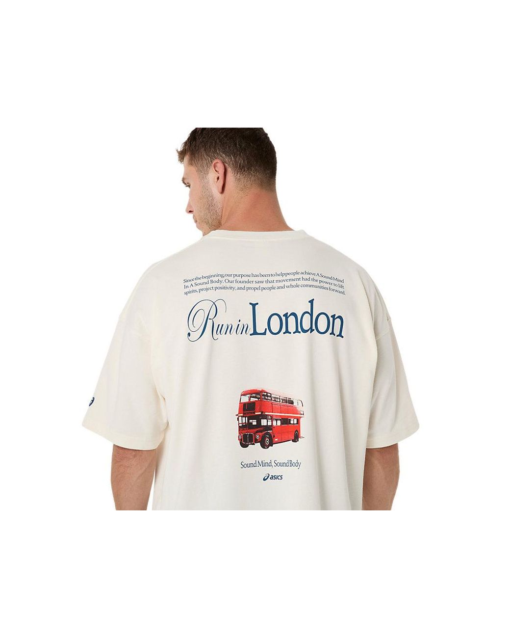 Asics Black Heritage Heavy Cotton Run City Tee for men