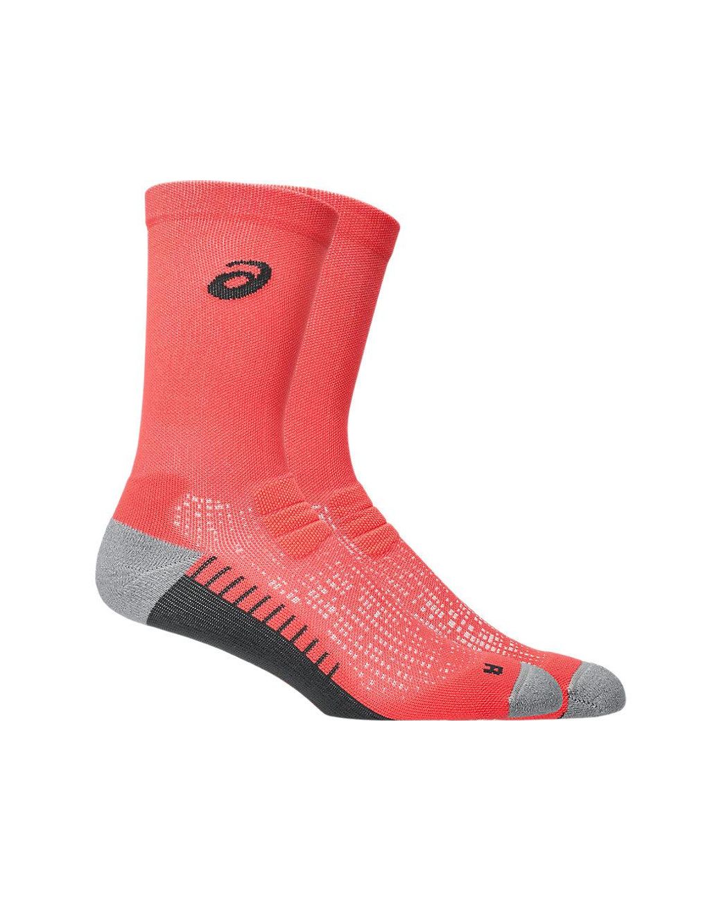Asics Red Performance Run Crew Sock for men