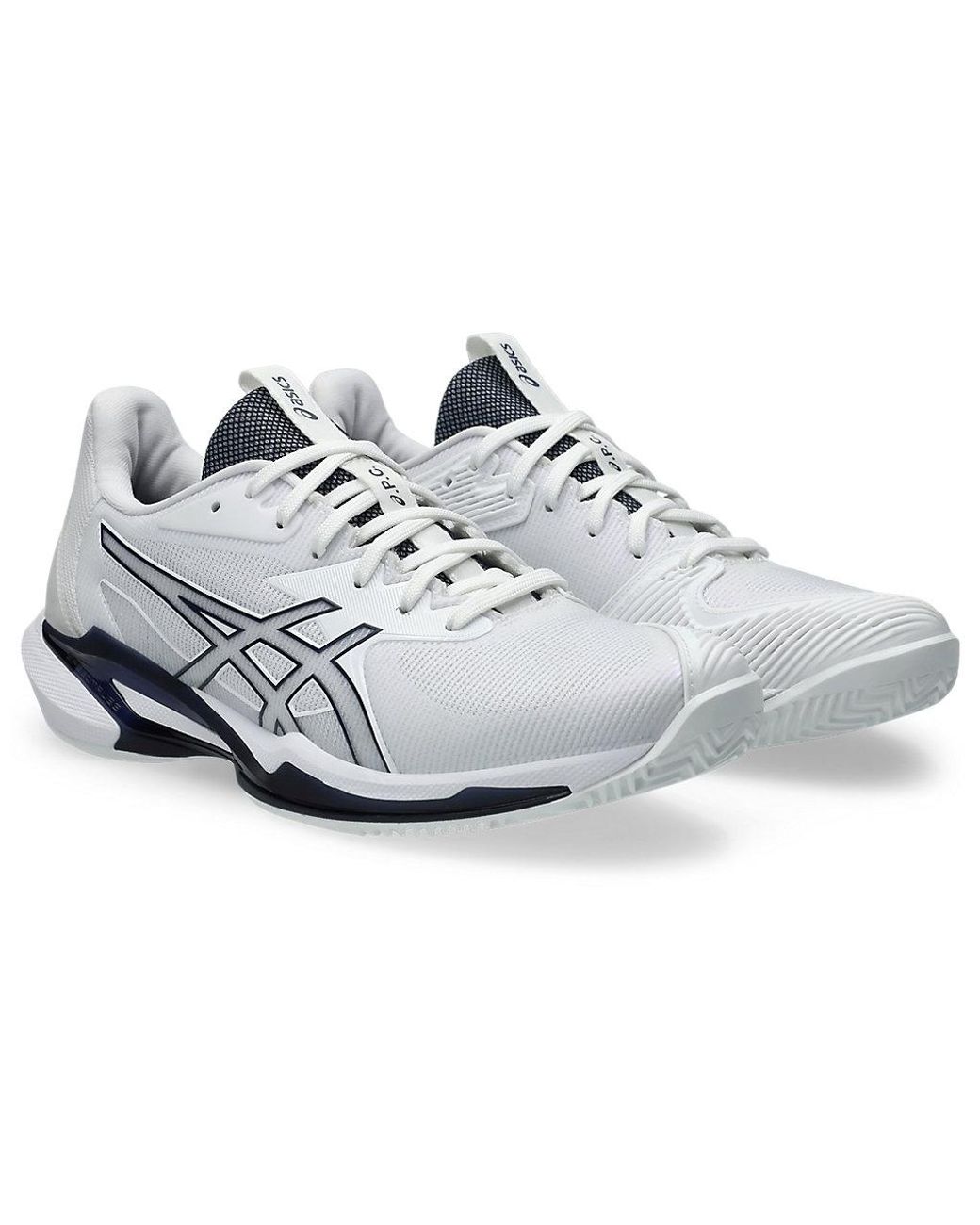 A.P.C x SOLUTION SPEED FF 3 CLAY Asics de color White