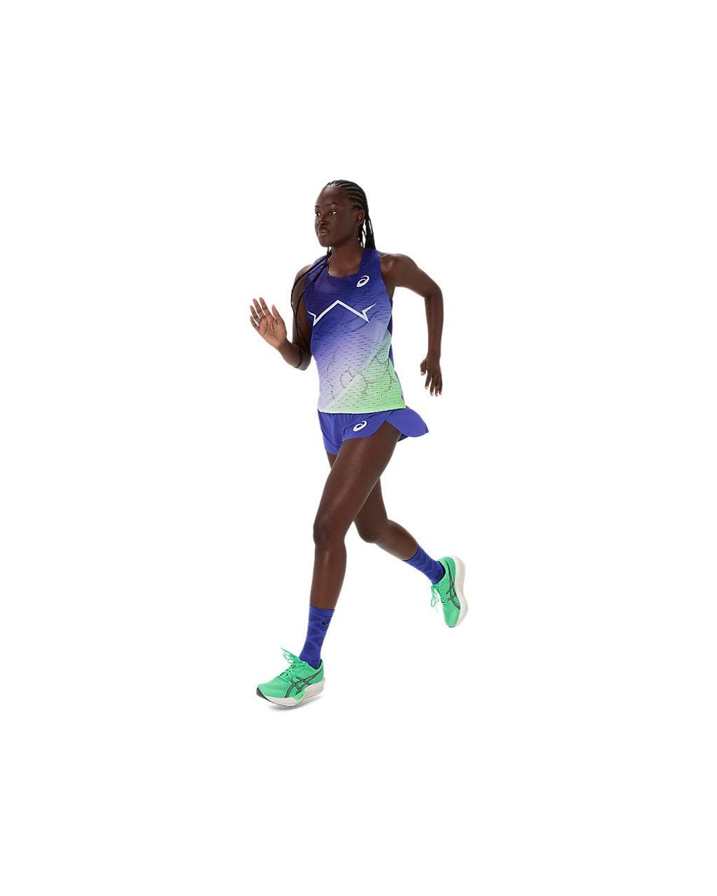 Asics Blue Metaspeed Singlet