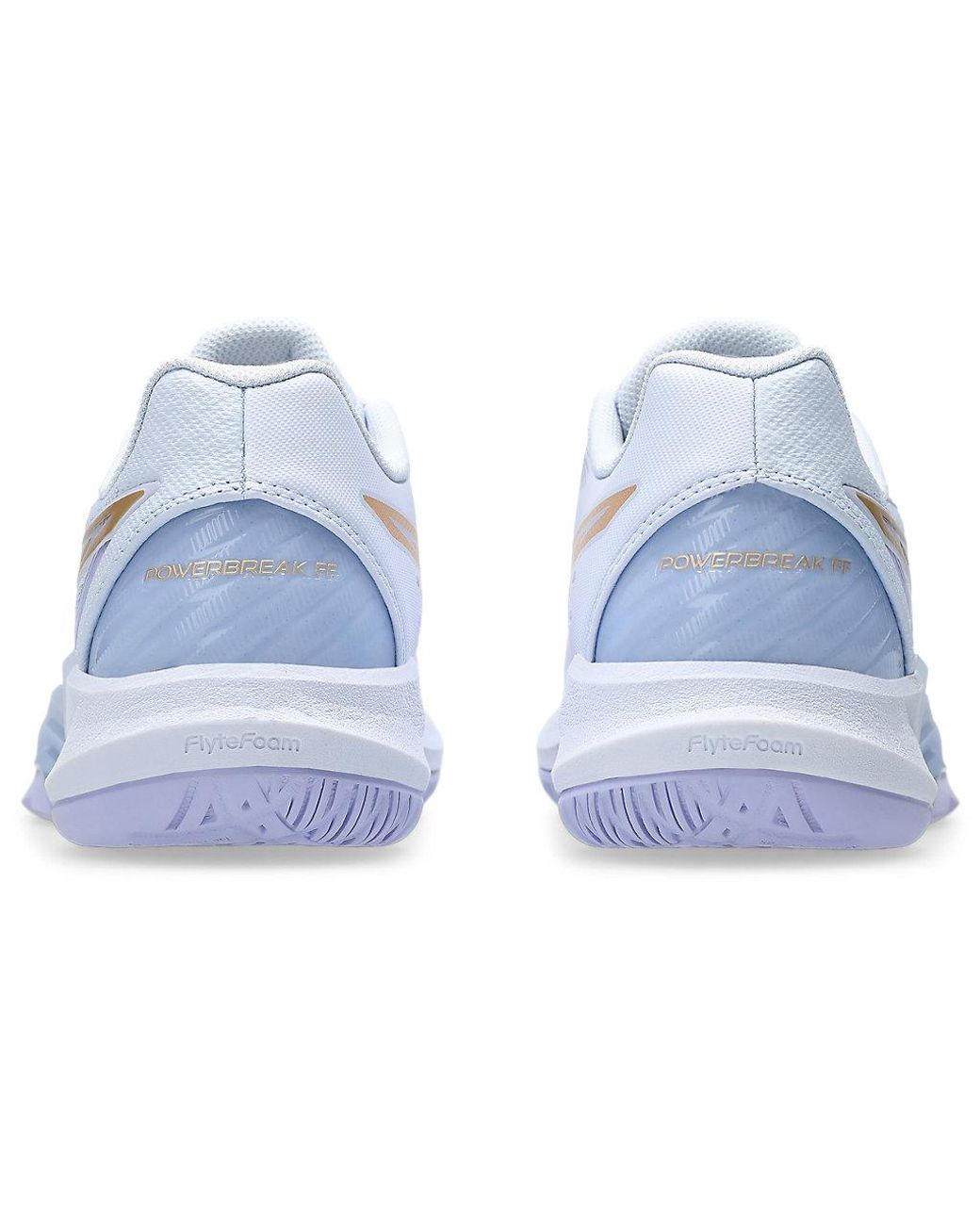 Asics Blue Powerbreak Flytefoam Handball Shoes