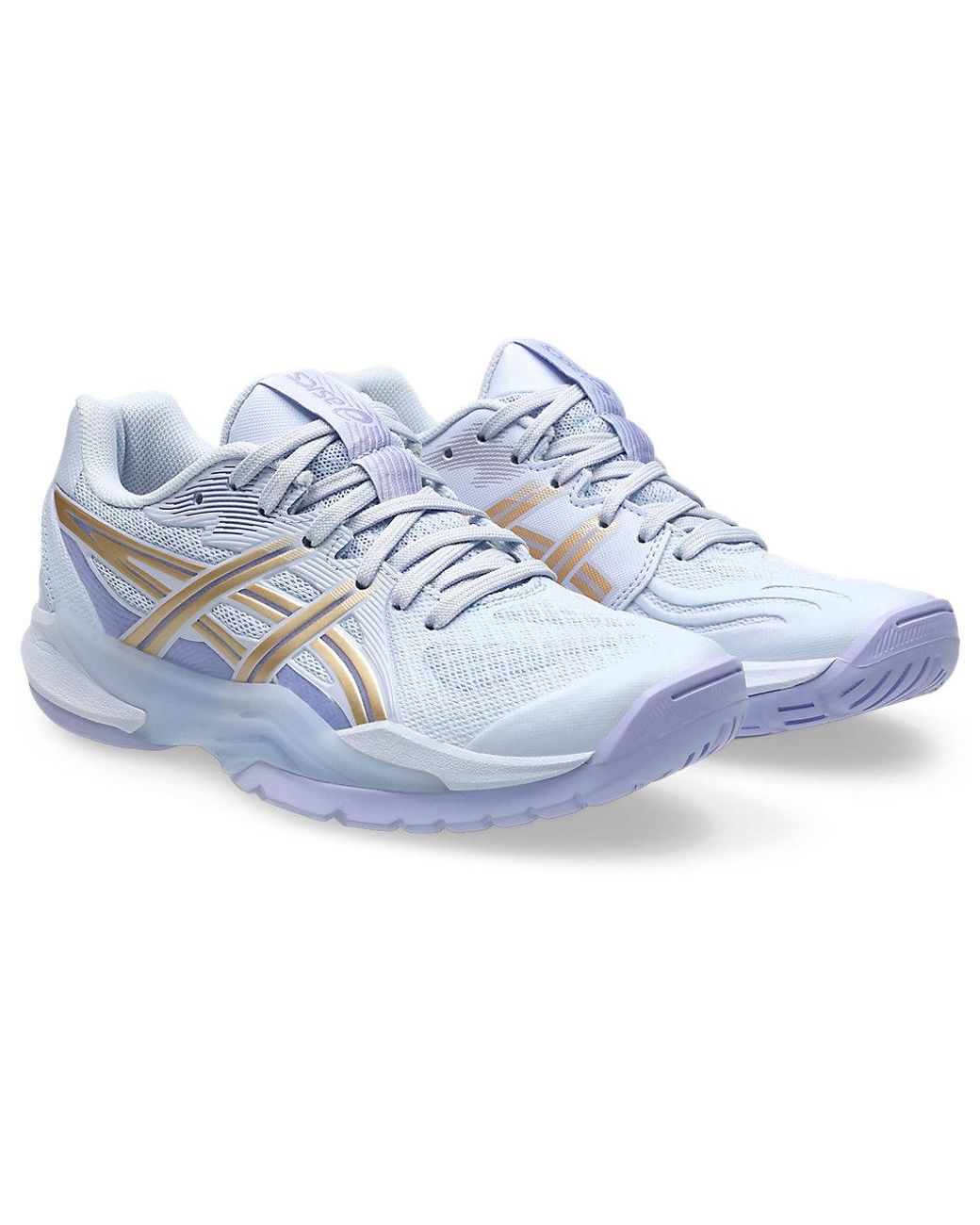 Asics Blue Powerbreak Flytefoam Handball Shoes
