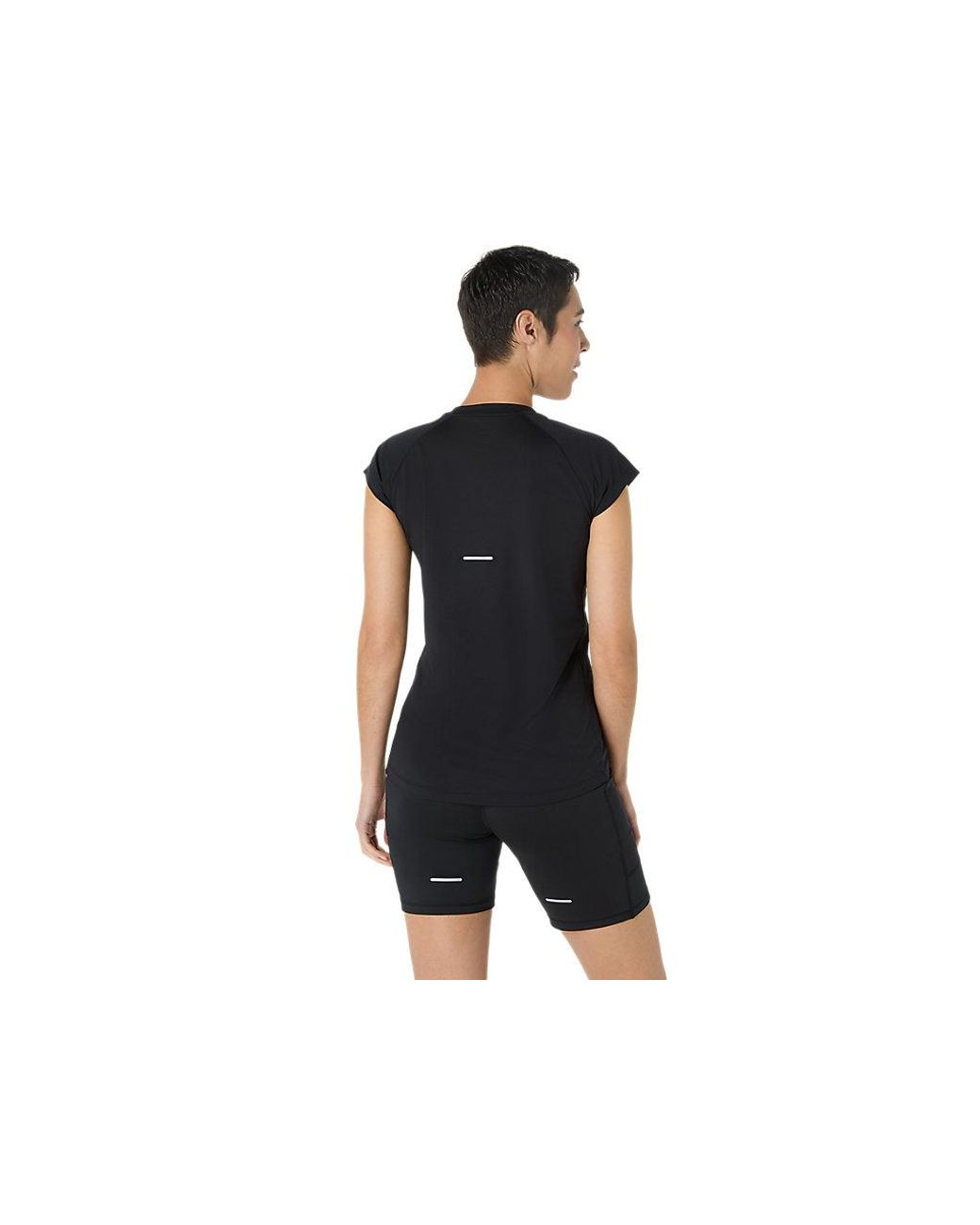 Asics Black Sport Capsleeve Top
