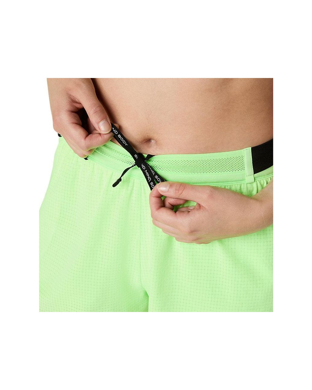 Asics Green Limited Series Metarun Split Shorts