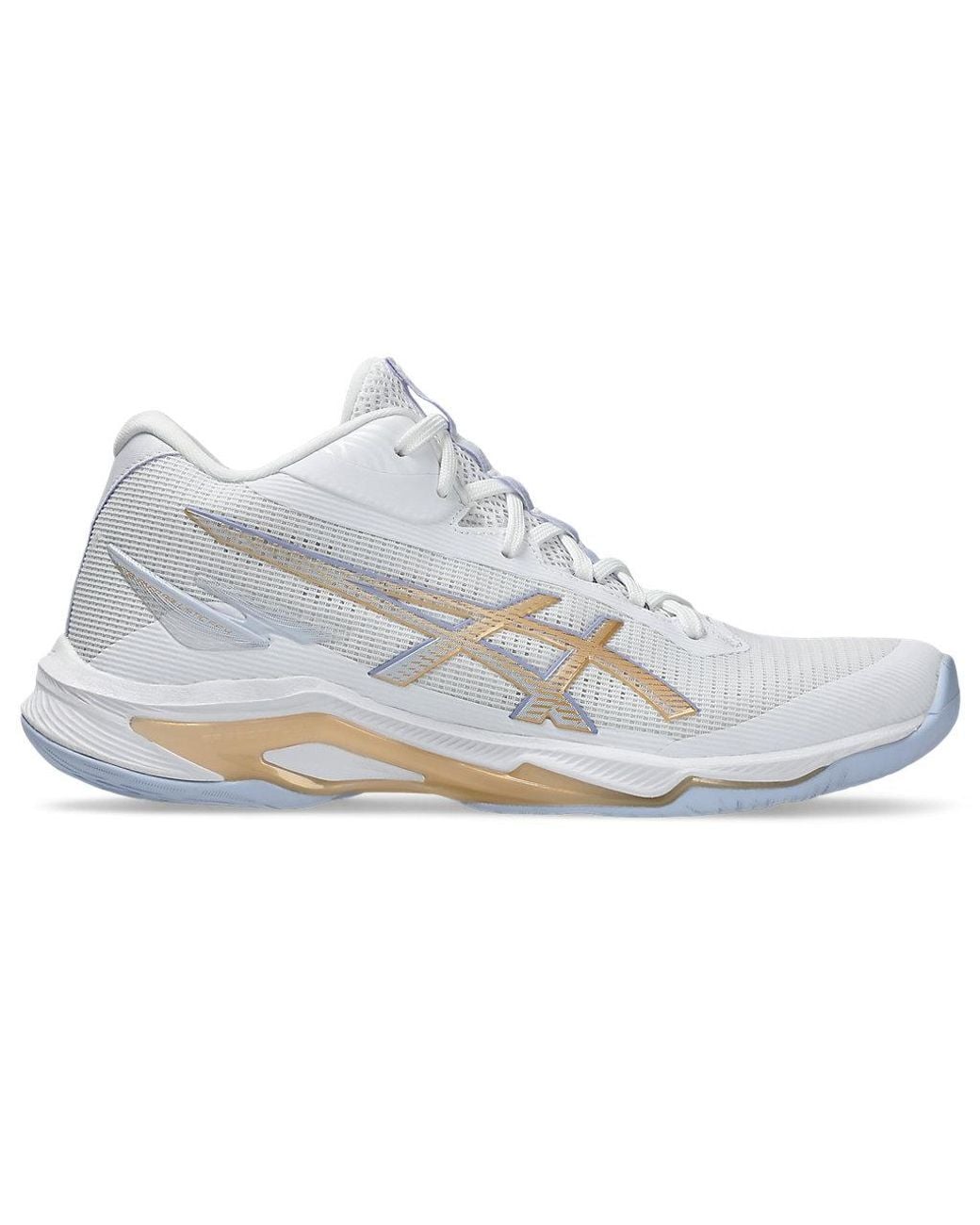 Asics White Netburner Ballistic Ff Mt 4