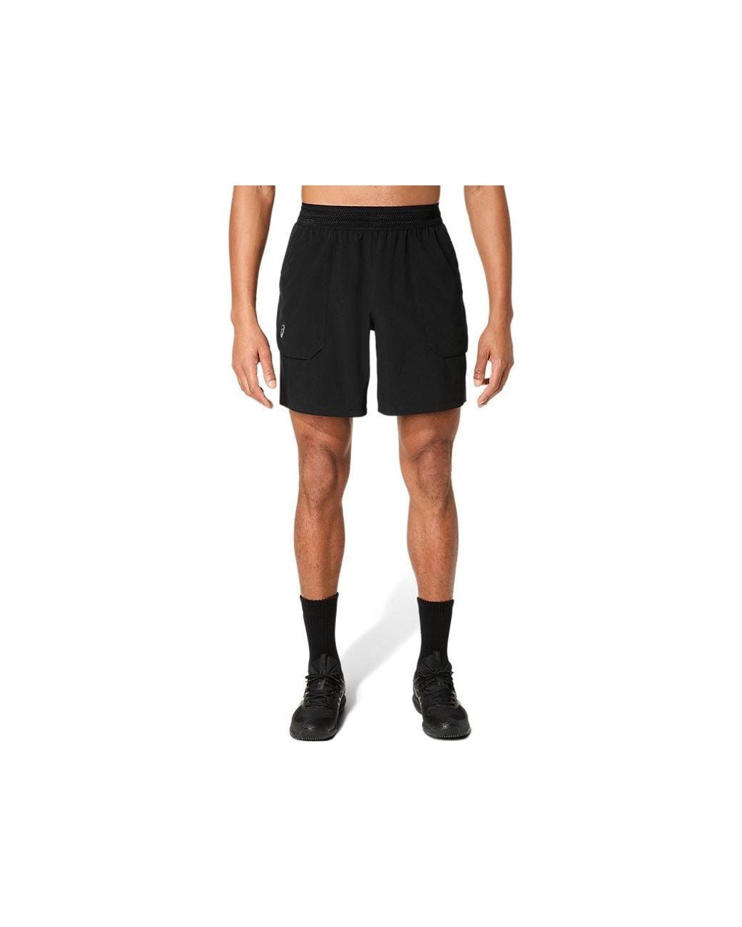 Asics Black Match 7in Short for men