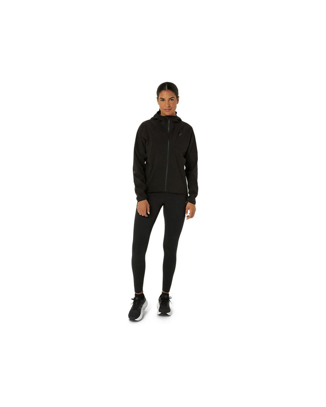 Asics Black Metarun Waterproof Jacket